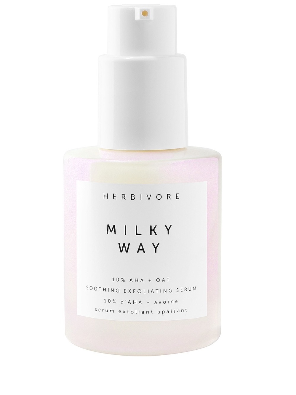 Herbivore Milky Way Soothing Exfoliating Serum 10% AHA+Oat FULL SIZE 1 Oz. NIB!